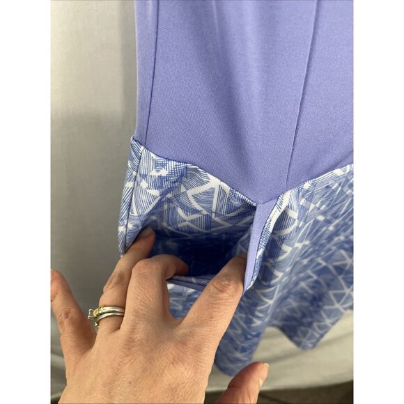 Adidas Purple Nylon Golf Dress Womens Size 10 - Picture 2 of 12